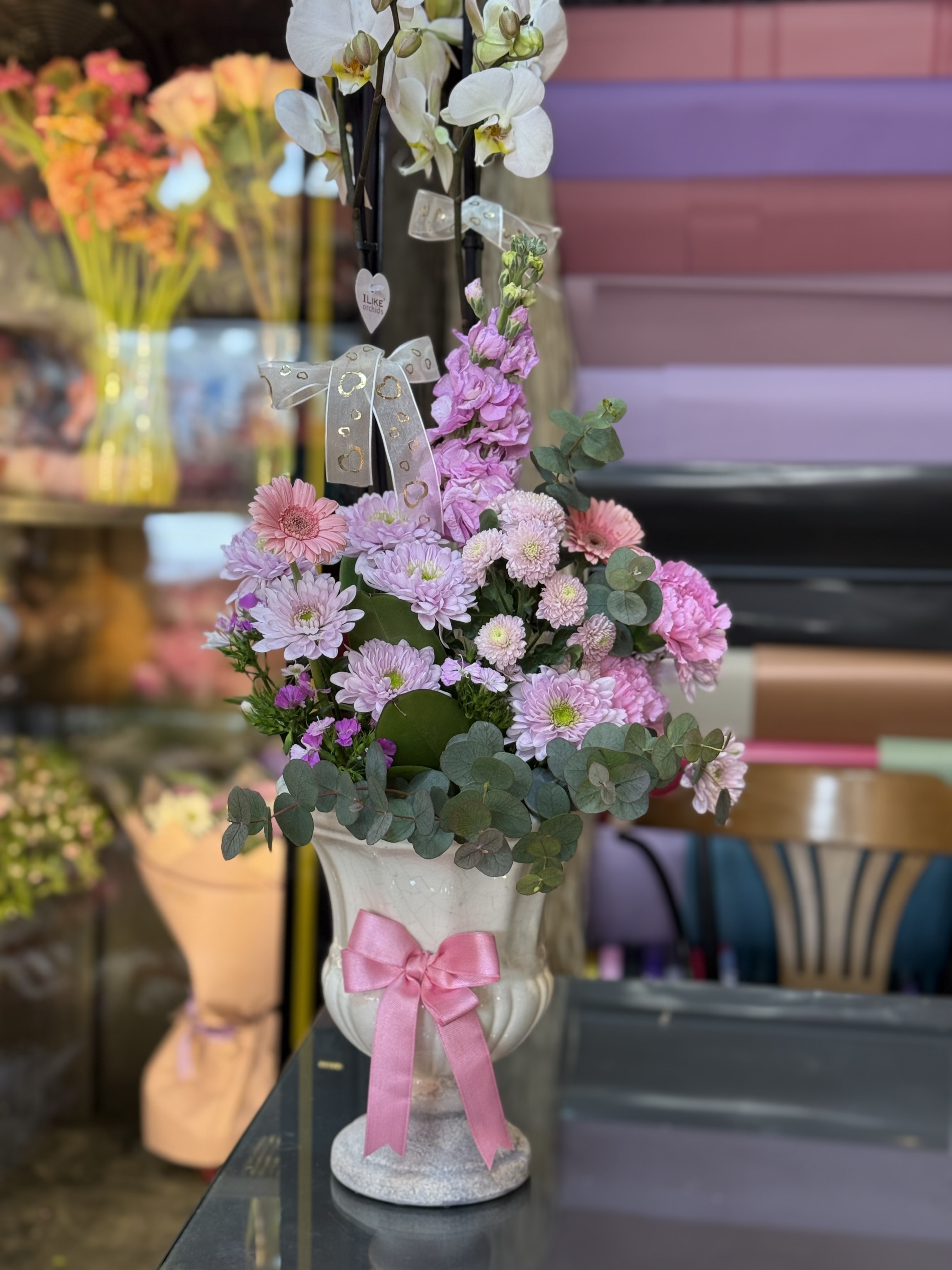 Orkide özel arejmanlı seramikli