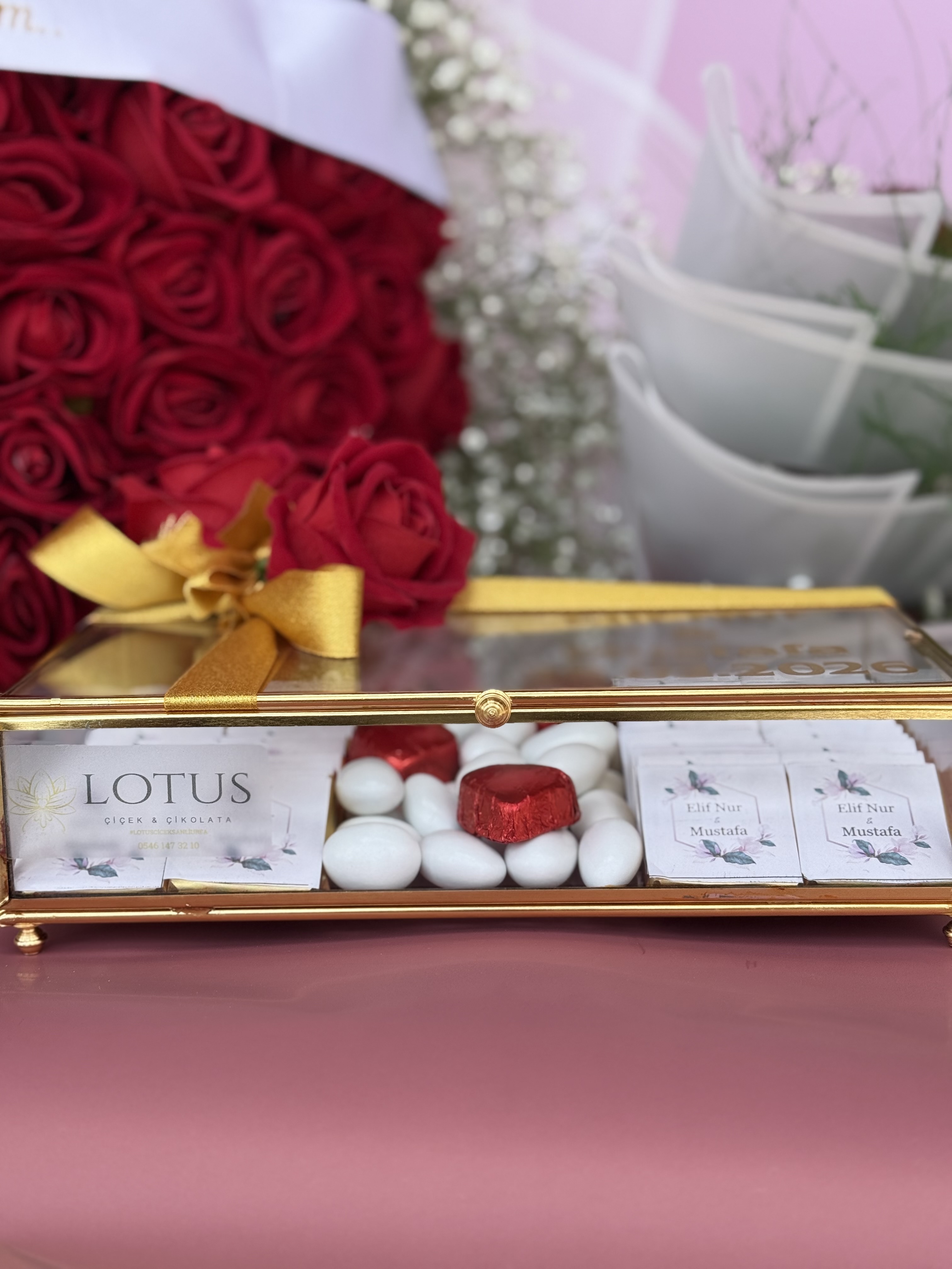 99 kadife gül kız isteme setimiz