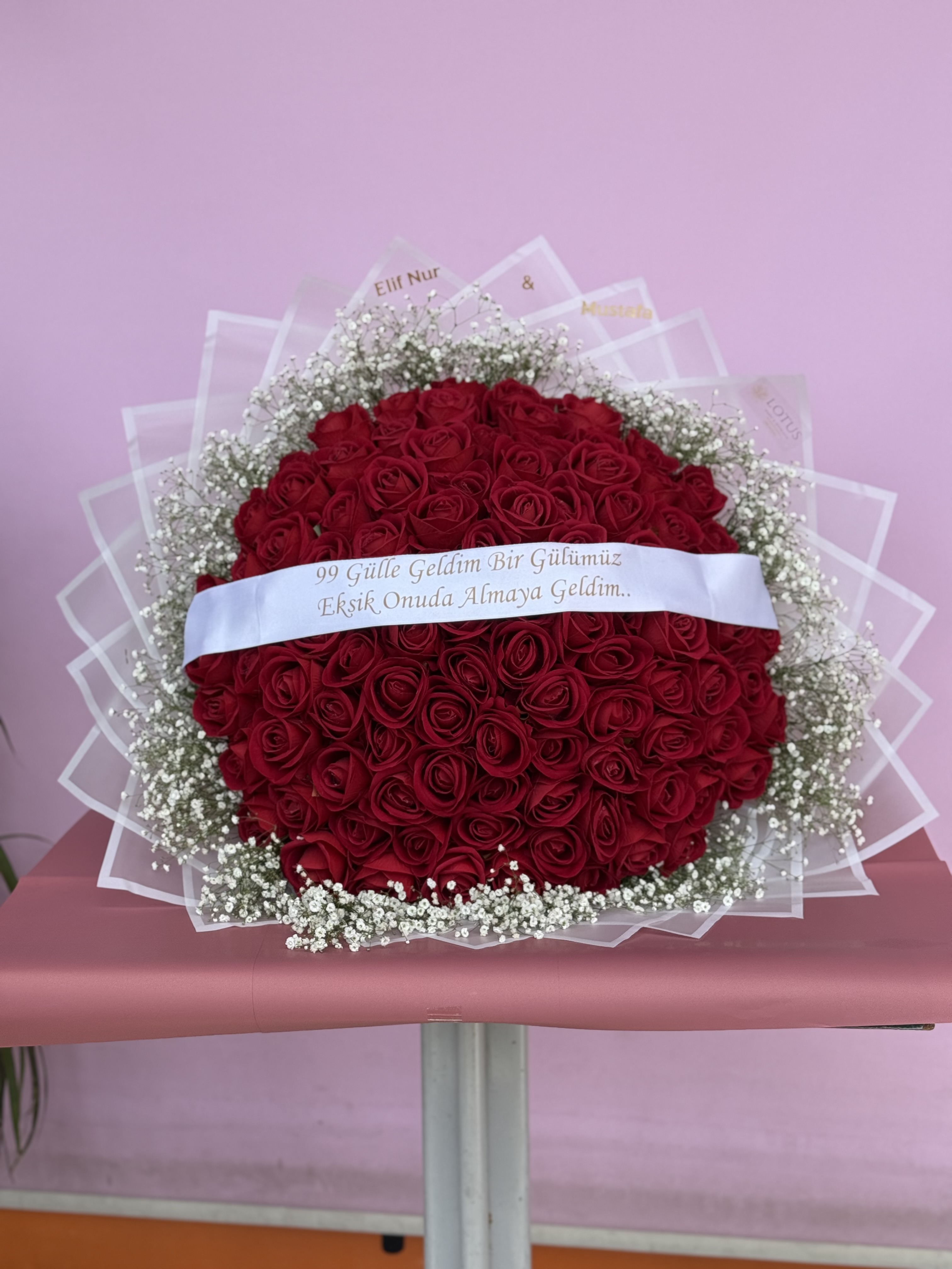 99 kadife gül kız isteme setimiz