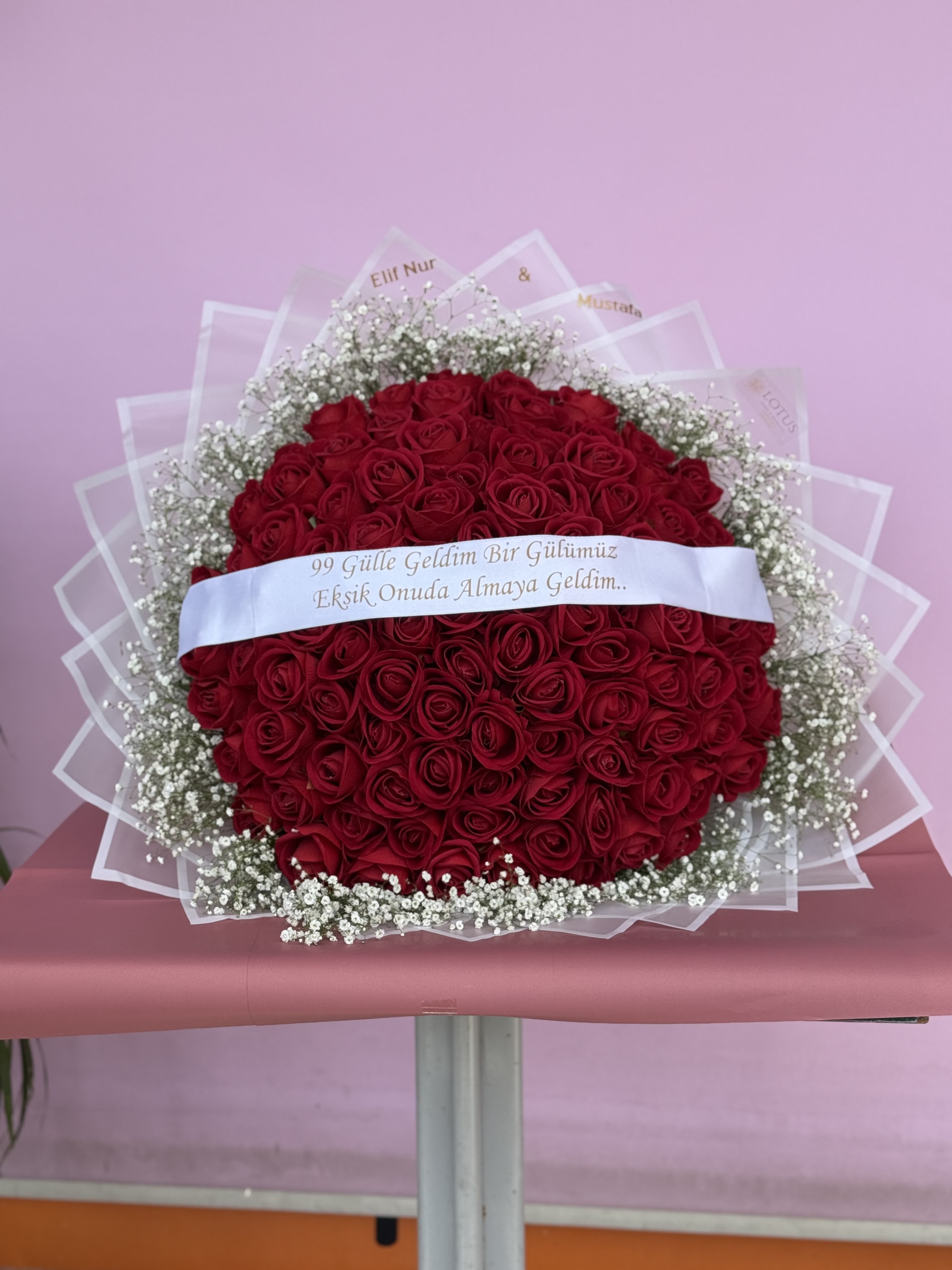 99 kadife gül kız isteme setimiz