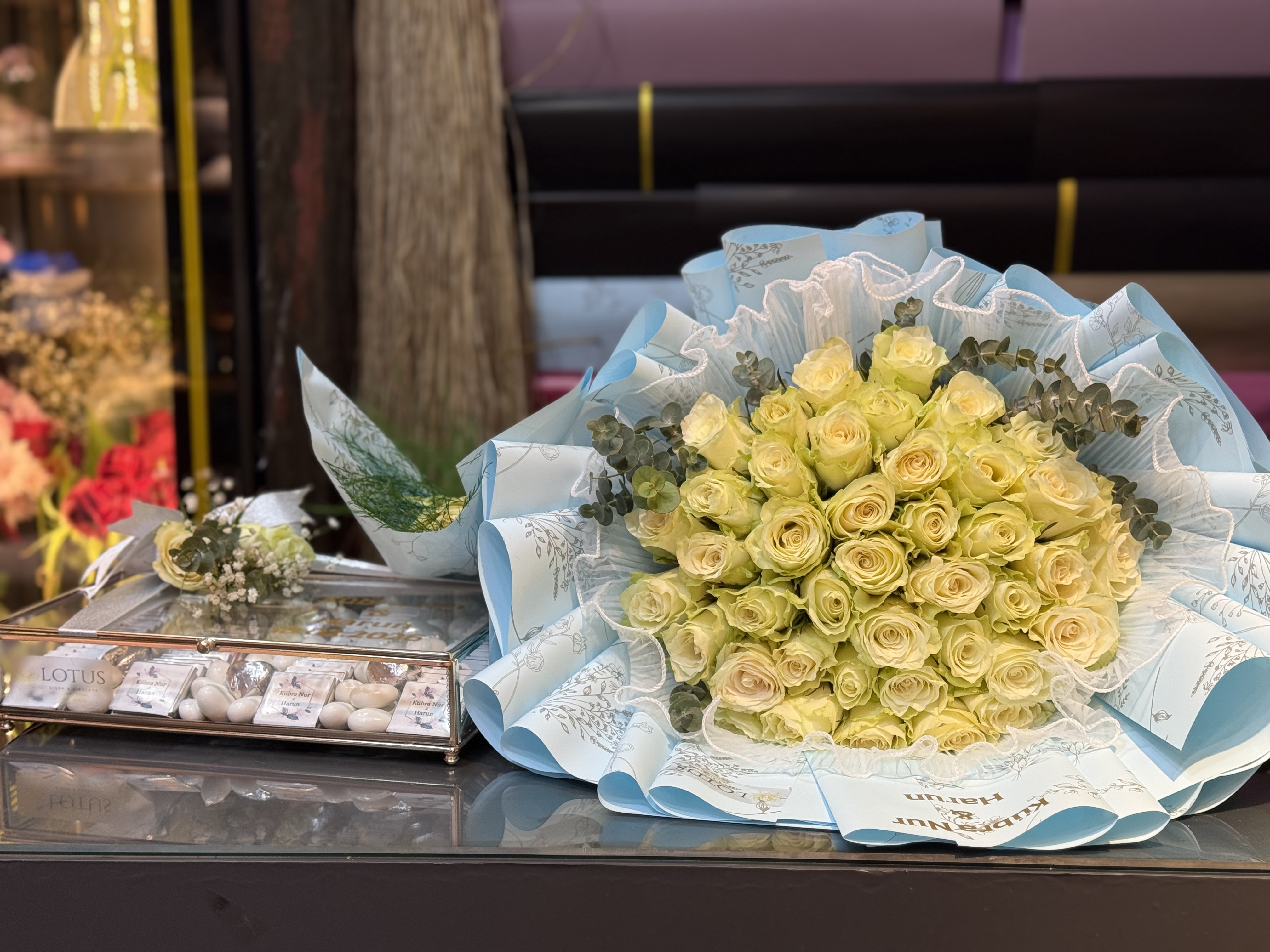 41 beyaz ithal canlı kız isteme seti